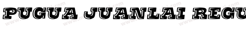 pugua juanlai regular字体转换